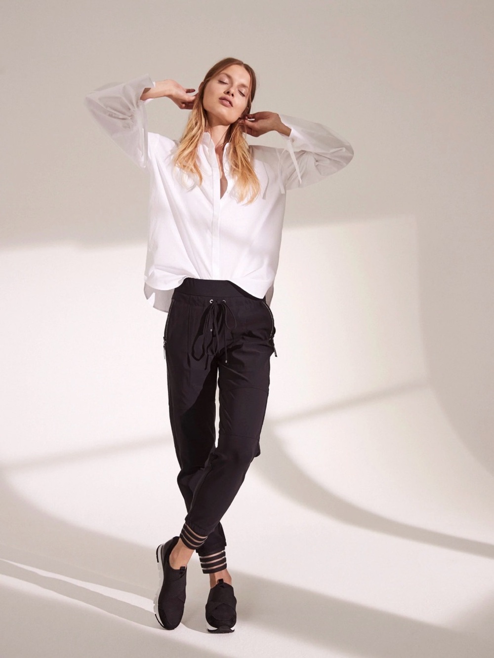 Raffaello Rossi Candy Future Pant black sz 32 XS travel quiet luxury
